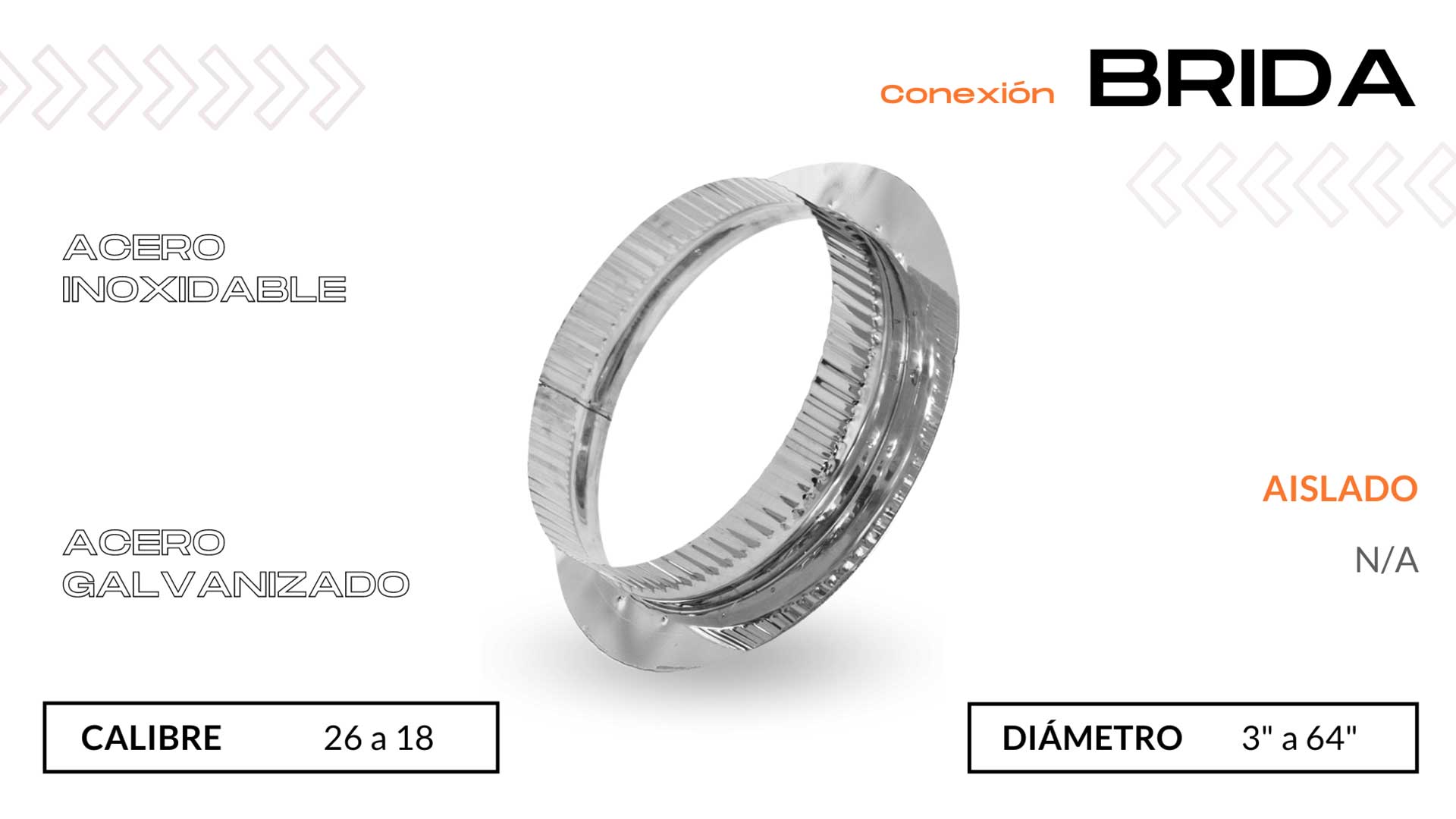 BRIDA PARA DUCTO