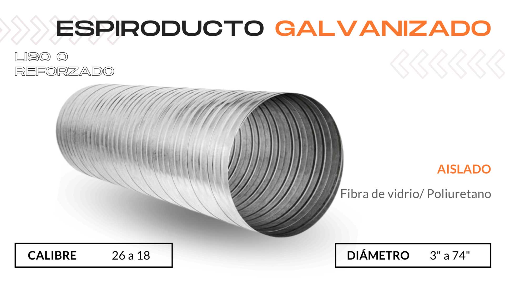 Espiroducto Galvanizado