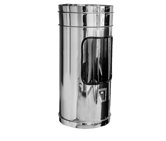 Porta 4.5kg de acero tipo espejo