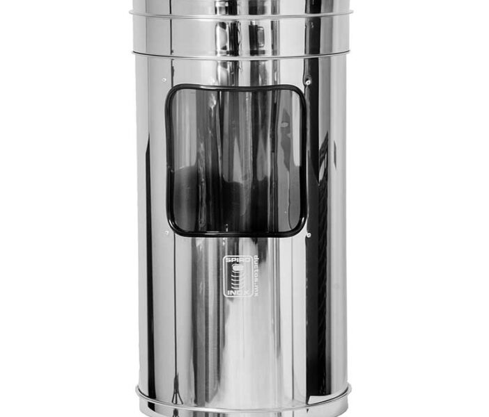 PORTA Co2 de acero inoxidable